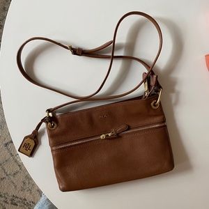 Brown Leather Ralph Lauren Bag